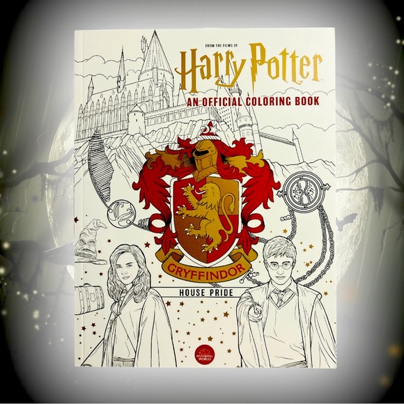 Other | Harry Potter Gryffindor Coloring Book Nwt | Poshmark